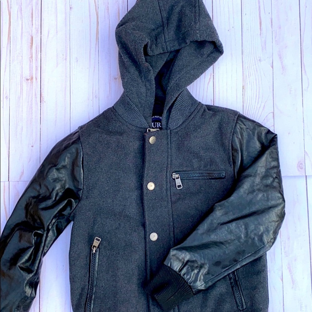 Boys Urban Republic Leather Jacket